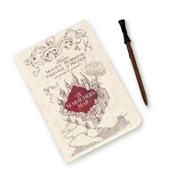 Harry Potter Marauders Map Pencil Case blue handmade Harry Potter Marauders Map Pencil Case blue handmade